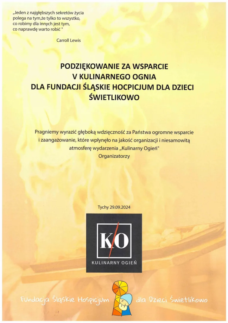 KULINARNY OGIEŃ TYCHY